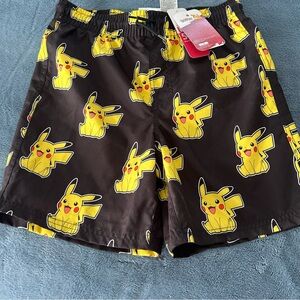 Pokemon Boys Swim short size 10-12 New